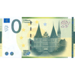 0 Euro biljet Lübeck Holstentor
